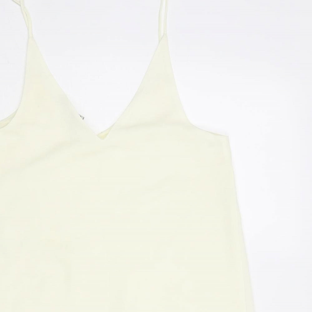 Womens UK Size 8 River Island Ivory Camisole Tank