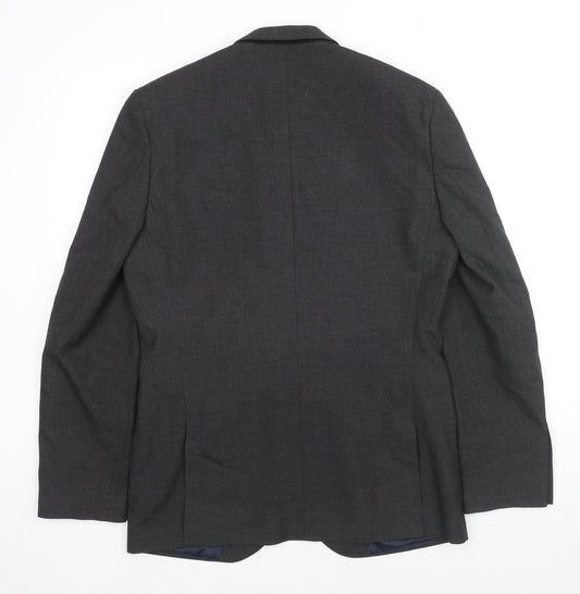 Mens UK Size 40 NEXT Regular Black Suit Jacket