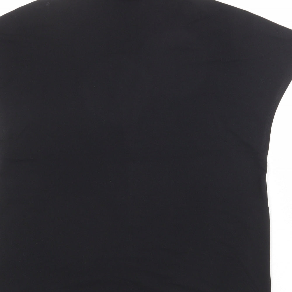 Womens UK Size M H&M Black Basic T-Shirt
