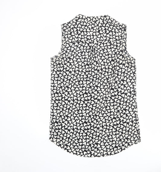 Womens UK Size 8 NEXT Black Basic Tank