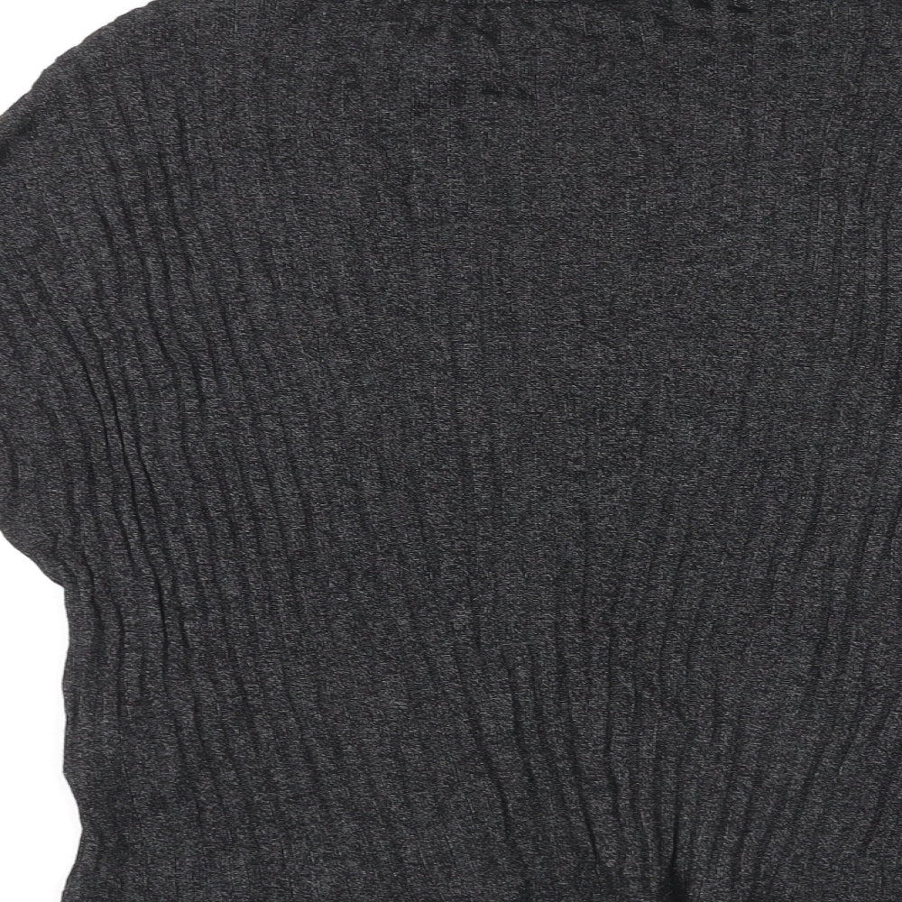 Womens UK Size M H&M Black Basic T-Shirt