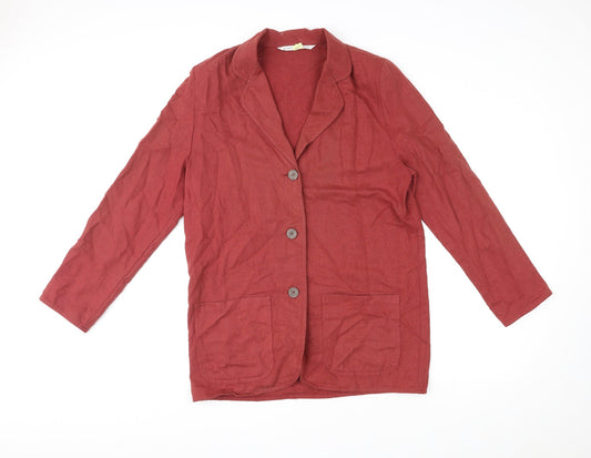 Womens UK Size 12 St Michael Regular Red Blazer
