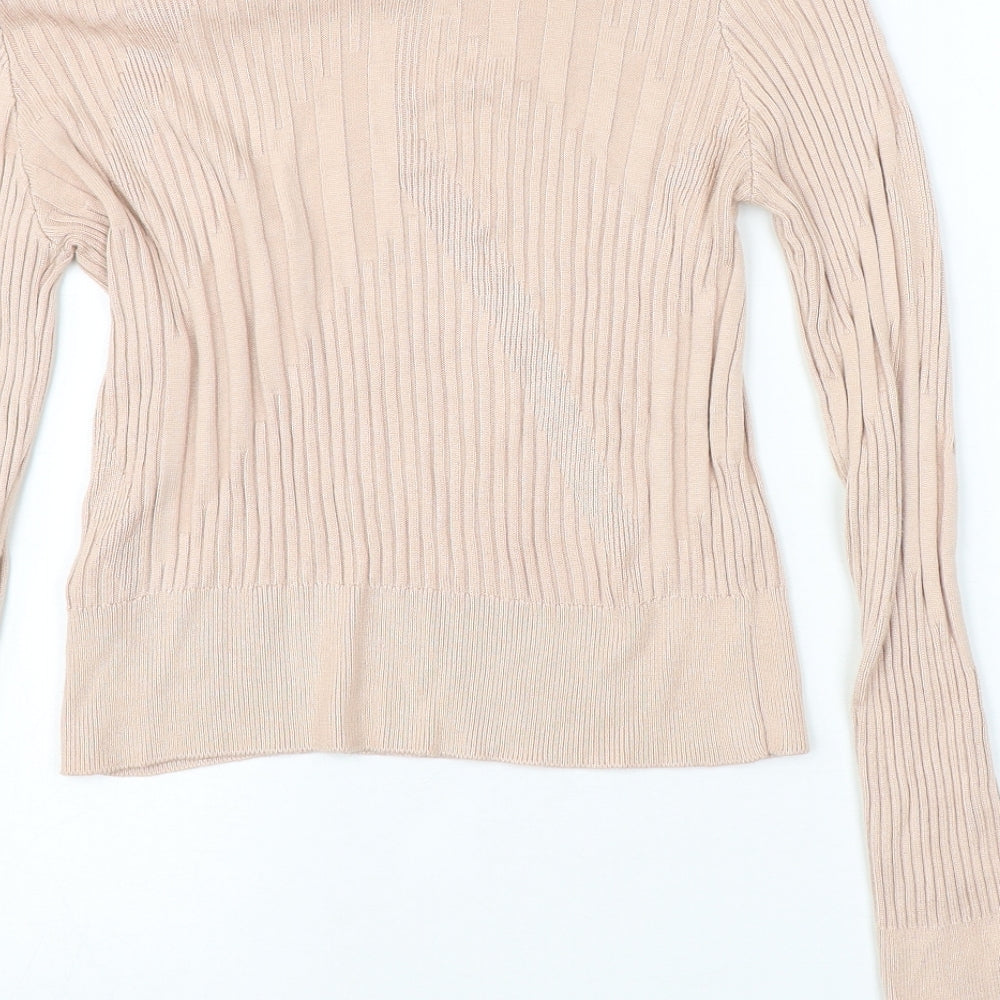 Womens UK Size 8 Topshop Pink Pullover Jumper