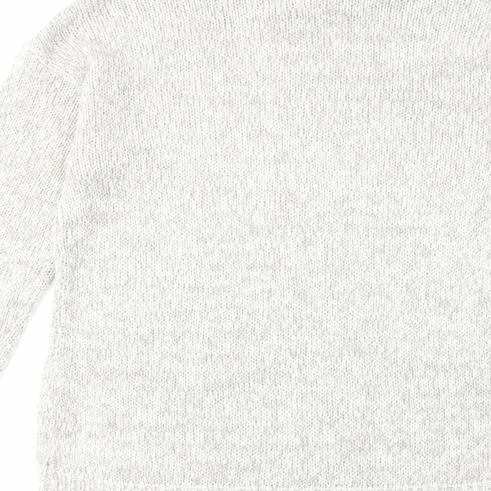 Womens UK Size S New Look Grey Pullover Jumper