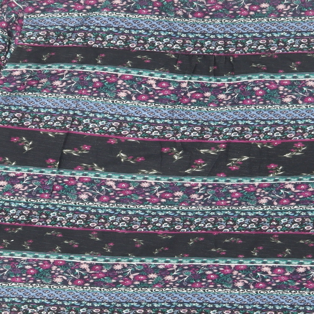 Womens UK Size 12 Monsoon Multicoloured Basic T-Shirt
