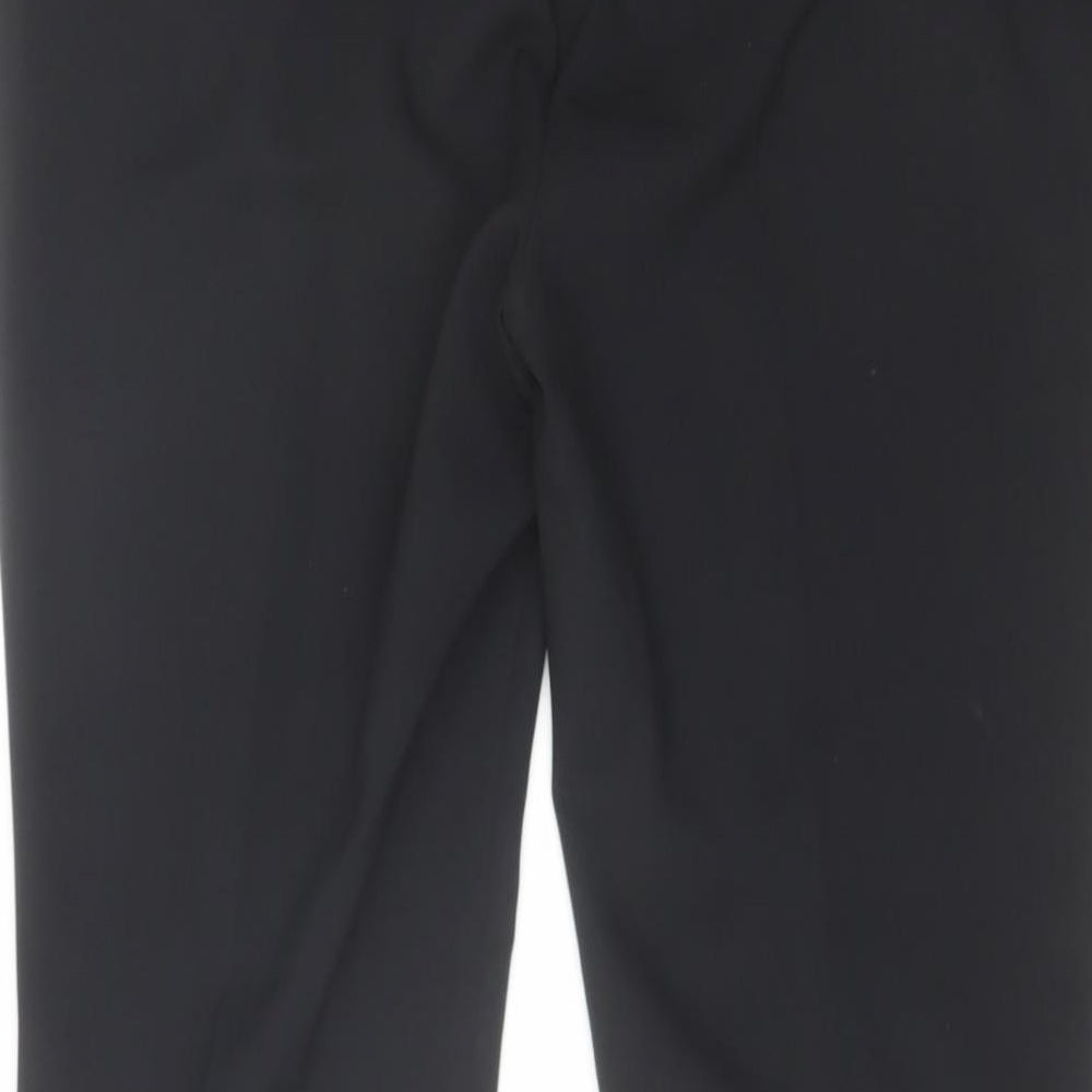 Womens UK Size 12 NEXT Regular Fit Dress Pants Black Trousers