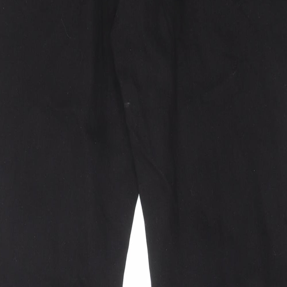 Abercrombie & Fitch Mens Black Cotton Straight Jeans Size 38 in L32 in Regular Zip