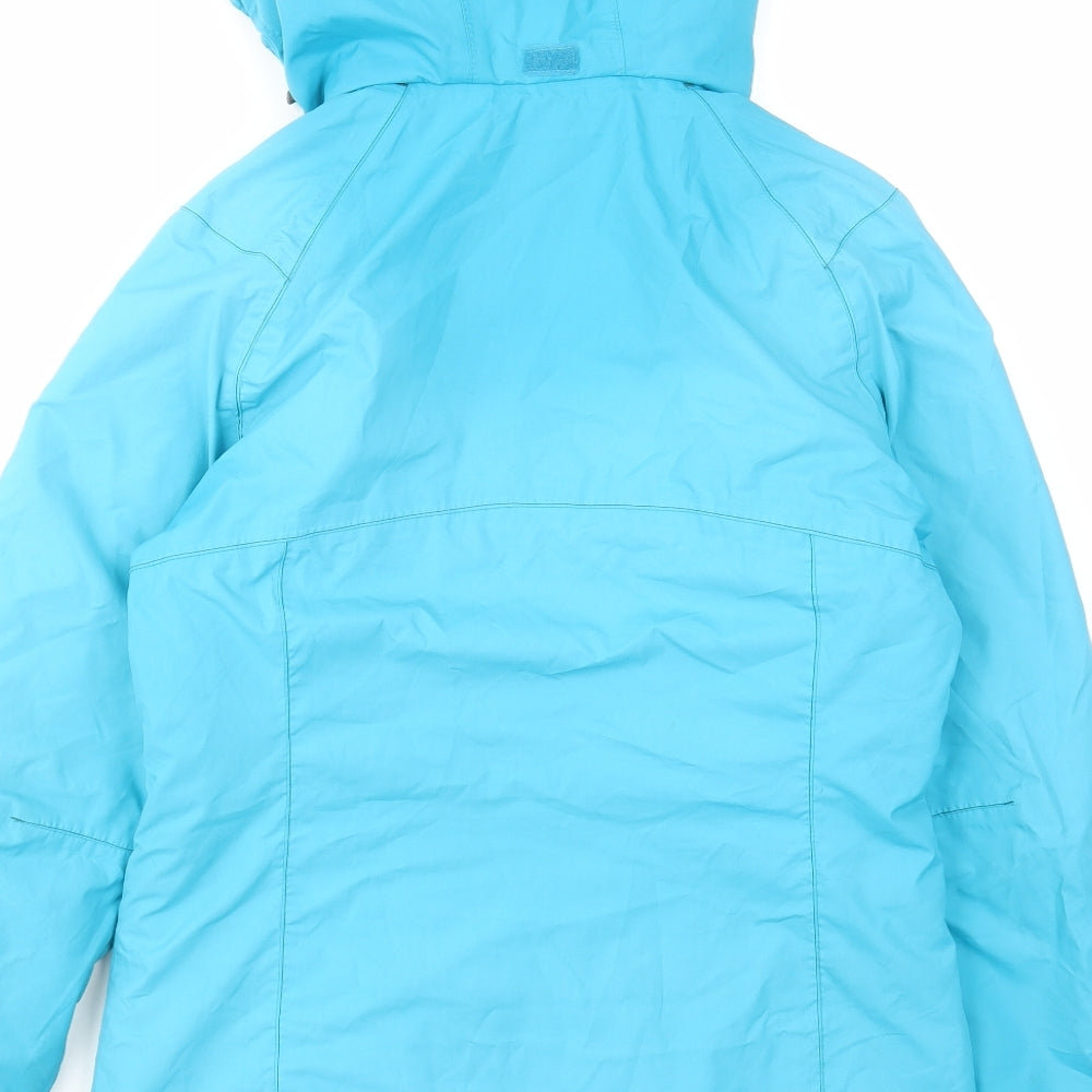 Mens UK Size S DECATHLON Blue Windbreaker Coat