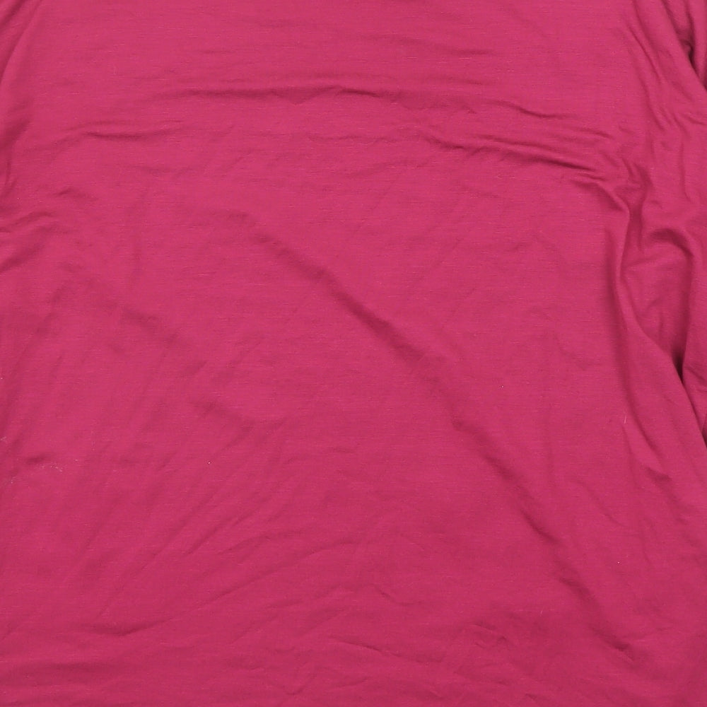 Womens UK Size 8 Khost Purple Basic T-Shirt