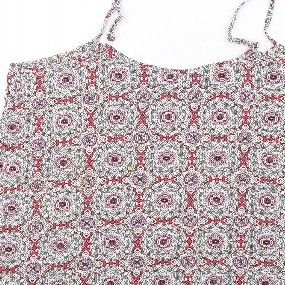 Womens UK Size 12 Dorothy Perkins Multicoloured Camisole Tank