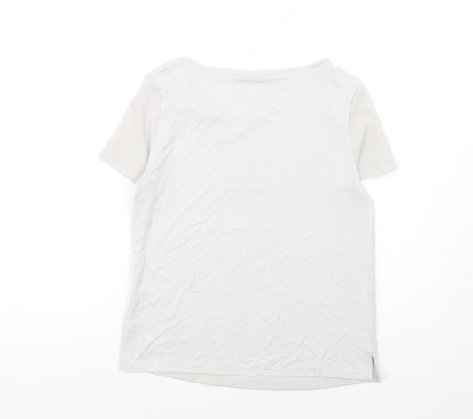 Womens UK Size 8 Marks and Spencer Grey Basic T-Shirt
