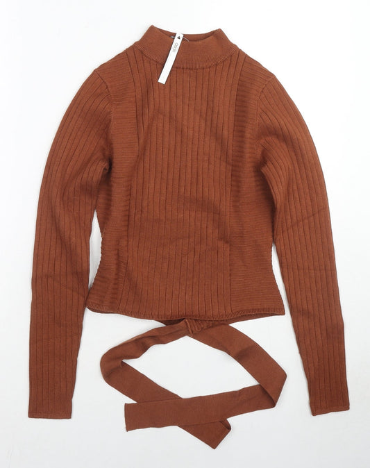 Womens UK Size 8 ASOS Brown Pullover Jumper