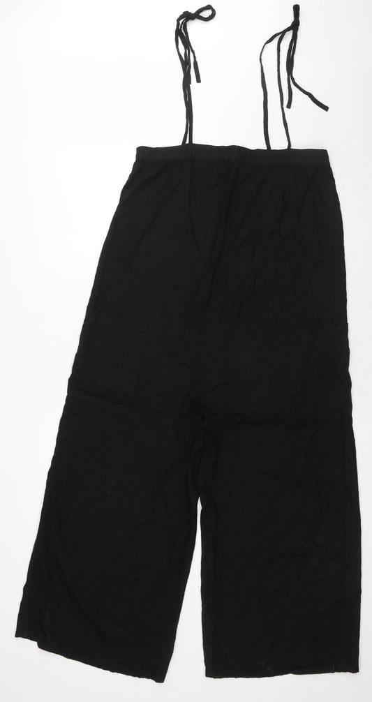 Womens UK Size 8 ASOS One-Piece Black Jumpsuit
