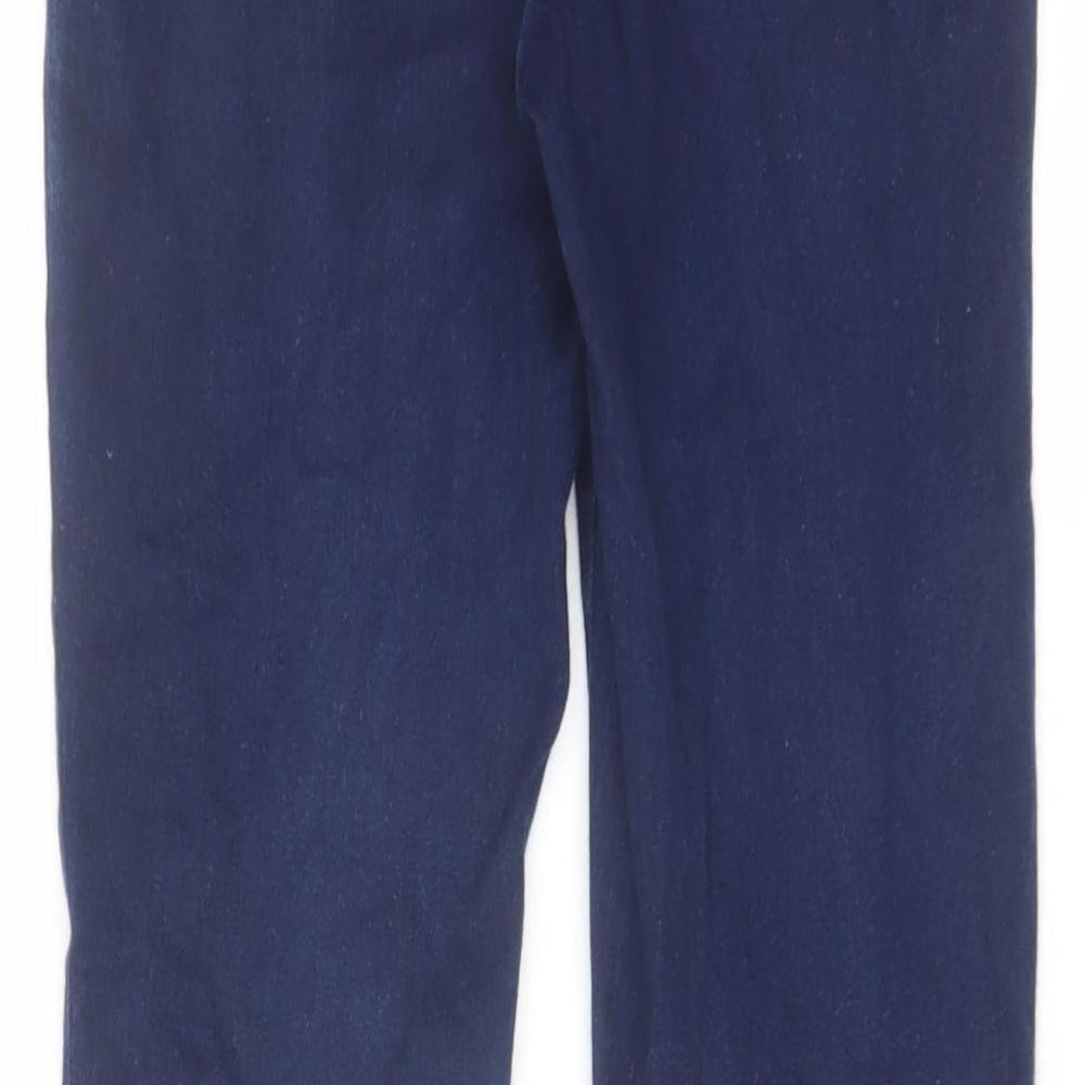 Phase Eight Womens Blue Cotton Skinny Jeans Size 8 L27 in Regular Zip