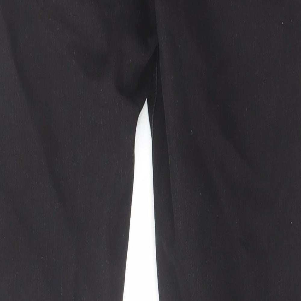 George Womens Black Cotton Skinny Jeans Size 10 L28 in Regular Zip