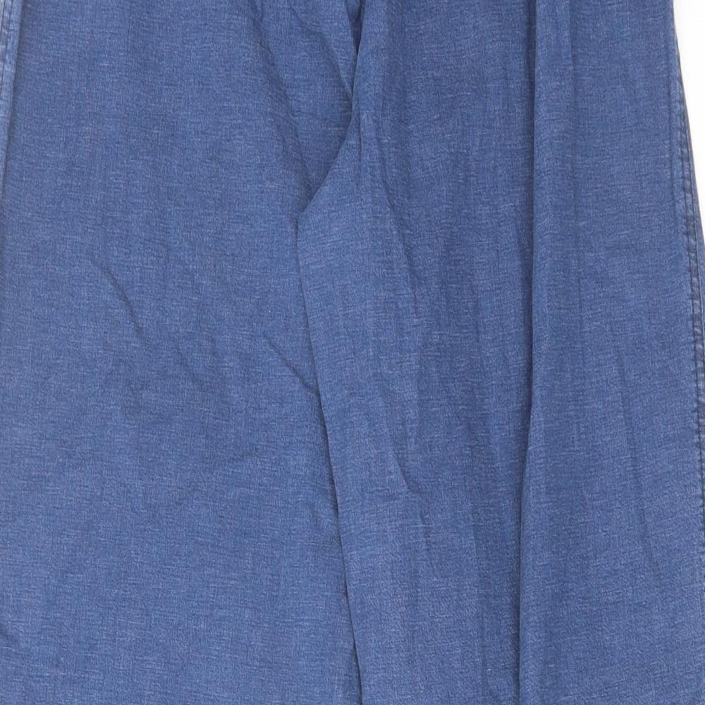 Denim & Co. Womens Blue Cotton Tapered Jeans Size XS L27 in Regular Drawstring