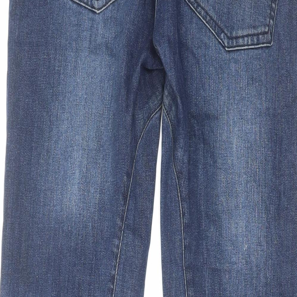 Mens UK Size 32 in Seven Series Regular Fit Straight Blue Jeans