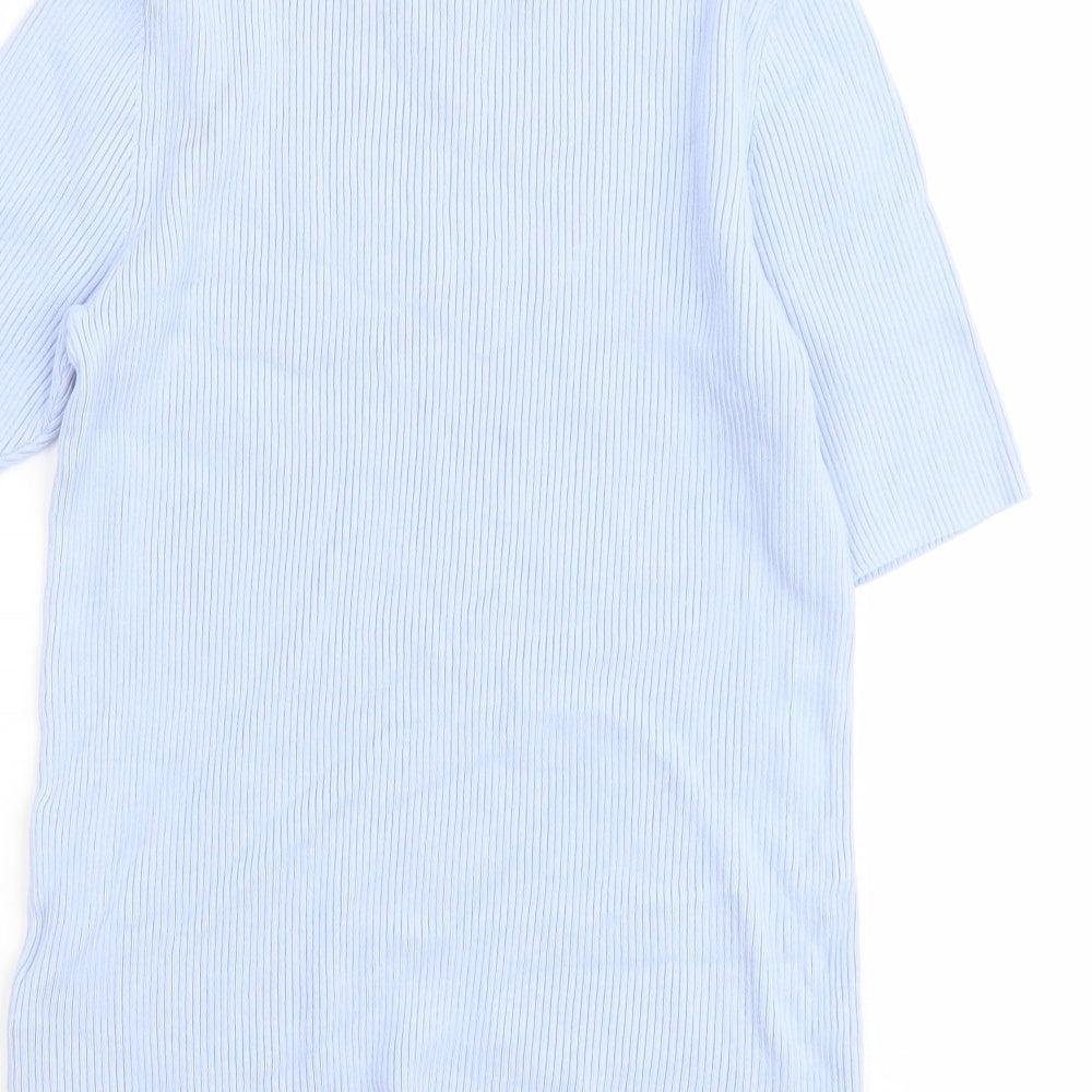Womens UK Size M Marks and Spencer Blue Pullover Jumper