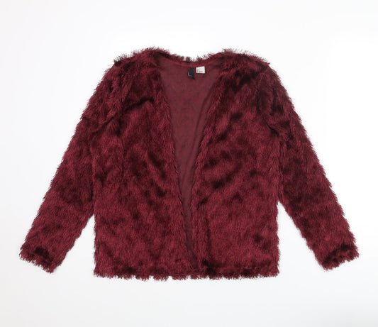 Womens UK Size S Divided by H&M Red Jacket