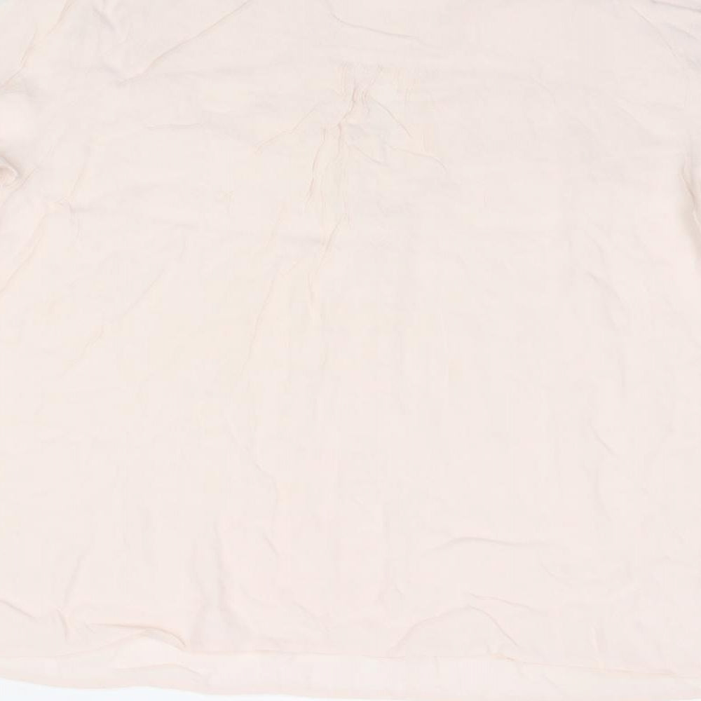 Womens UK Size 10 Monsoon Pink Basic Blouse