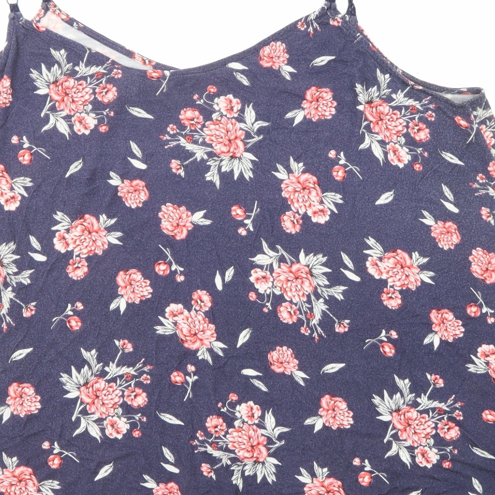 Womens UK Size 22 Torrid Blue Basic Tank