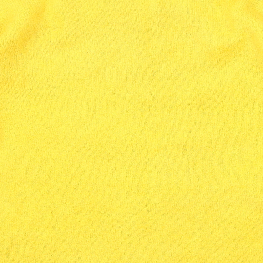 Womens UK Size S Marks and Spencer Yellow Pullover Jumper