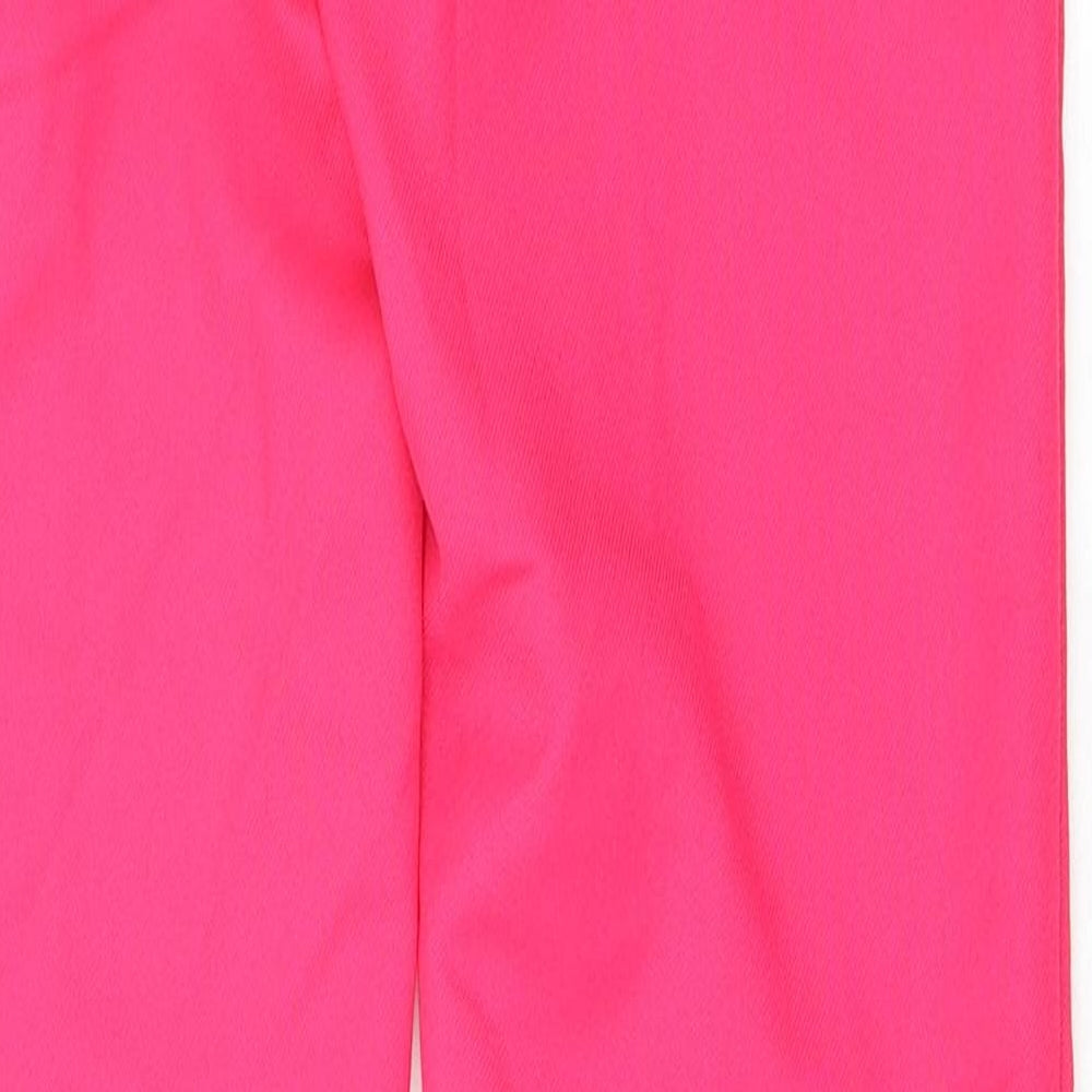 Womens UK Size 6 H&M Regular Fit Pink Trousers