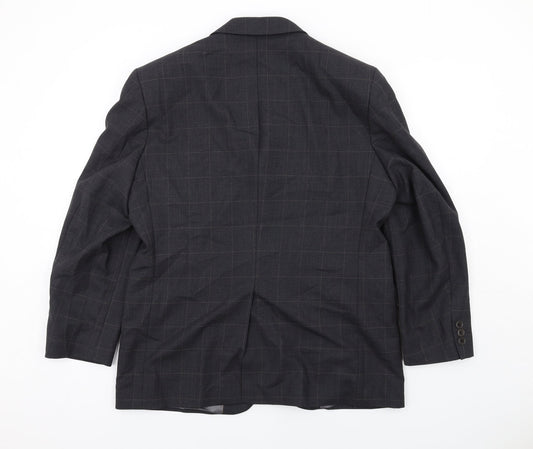 Mens UK Size 40 Marks and Spencer Regular Grey Suit Jacket