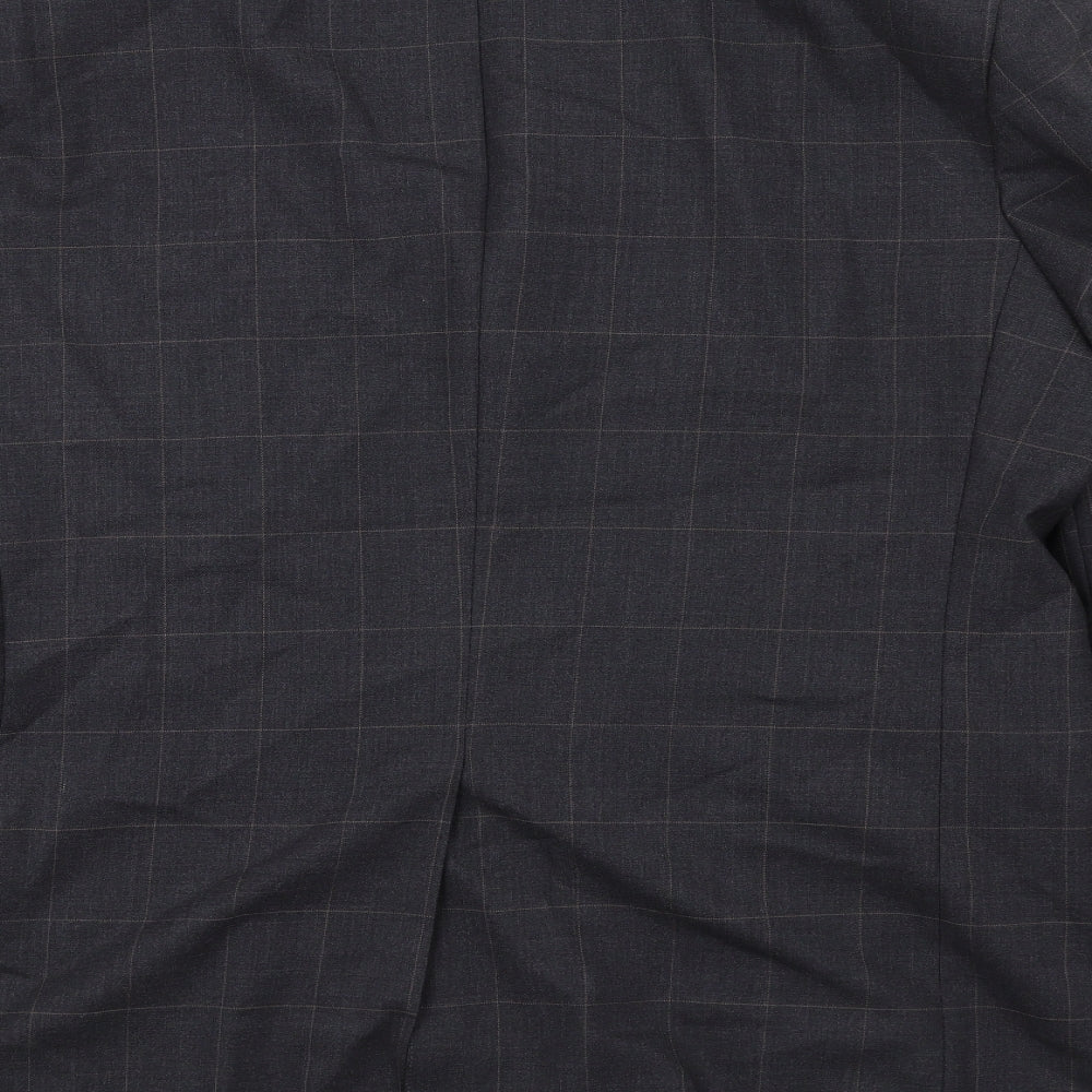 Mens UK Size 40 Marks and Spencer Regular Grey Suit Jacket