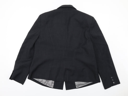 Debenhams Womens Green Polyester Jacket Blazer Size 20