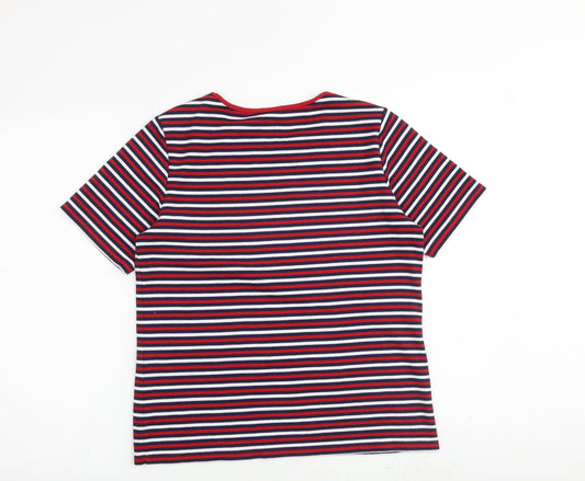 Womens UK Size M Alia Multicoloured Basic T-Shirt