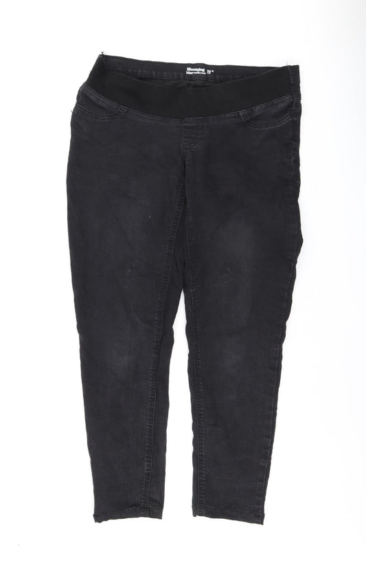 Womens UK Size 12 Blooming Marvellous Regular Fit Straight Black Jeans