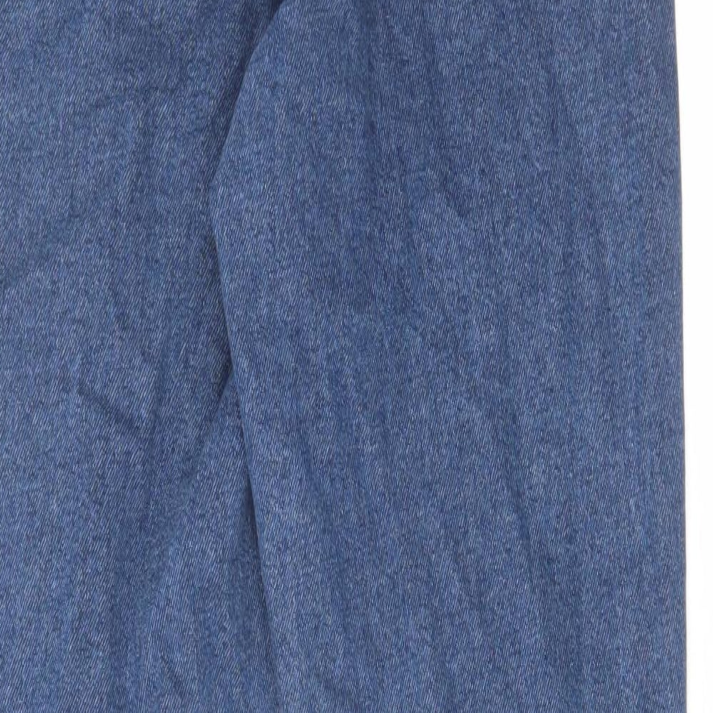 ASOS Womens Blue Cotton Skinny Jeans Size 28 in L36 in Regular Zip