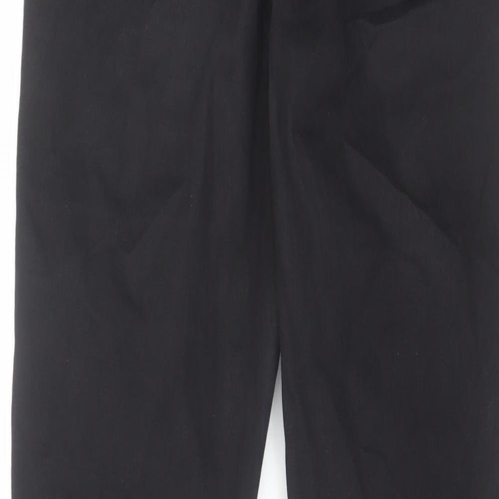 Topshop Womens Black Cotton Skinny Jeans Size 28 in L30 in Regular Zip