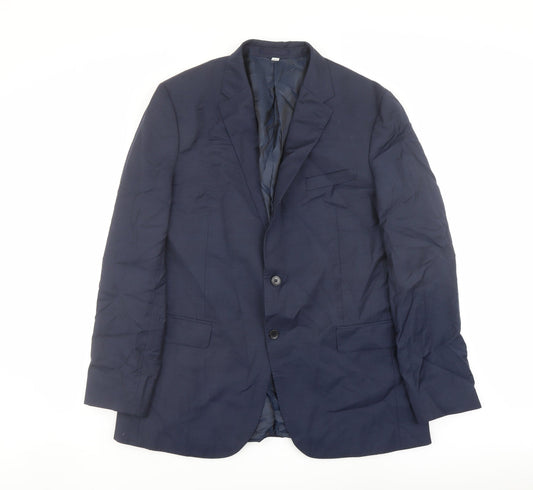 Mens UK Size 44 Autograph Regular Blue Suit Jacket