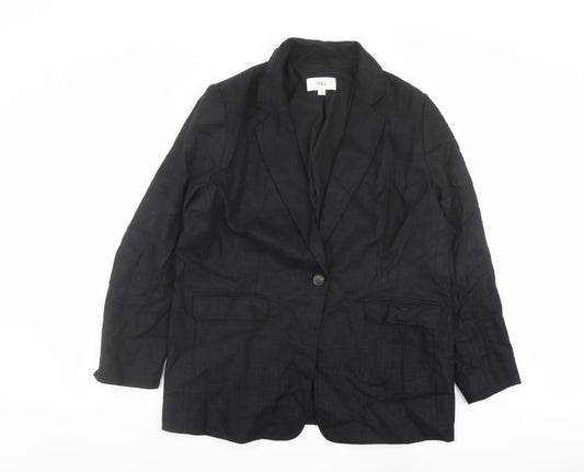 Womens UK Size 8 Marks and Spencer Regular Black Blazer