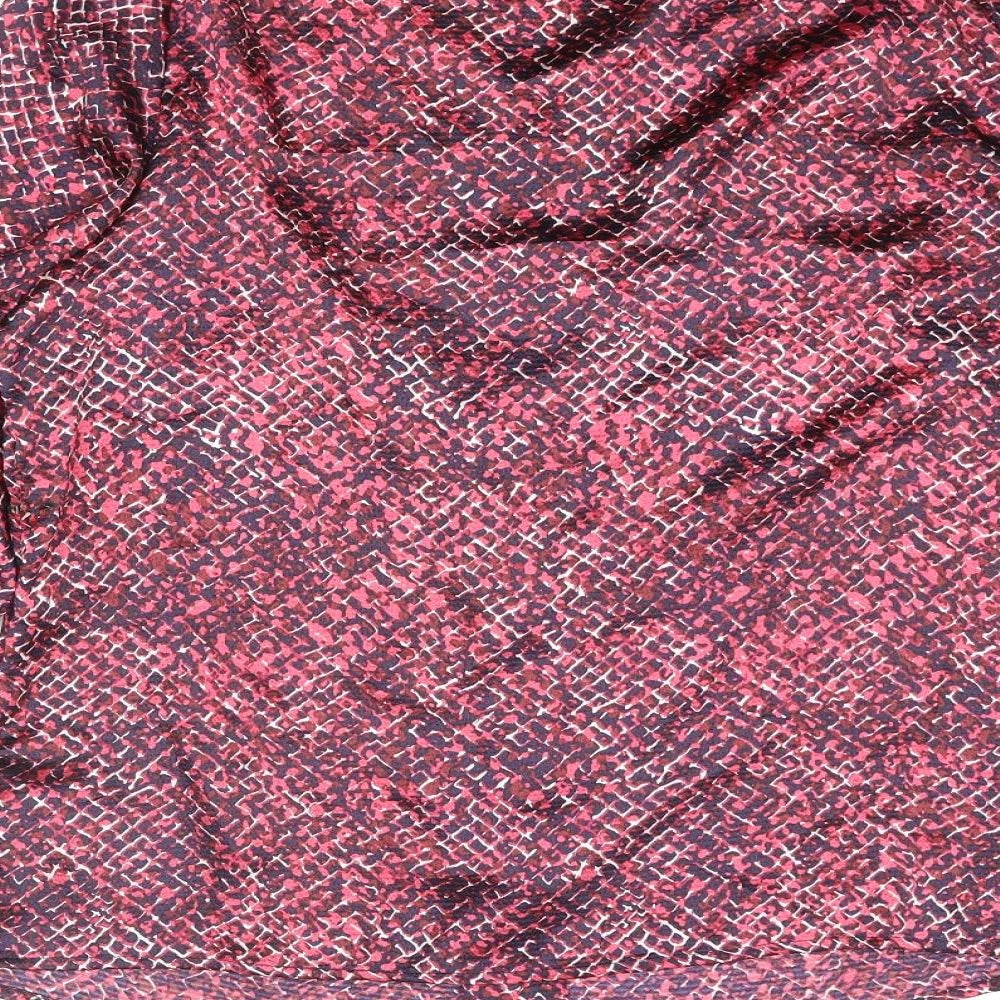Womens UK Size 14 Classic Multicoloured Basic Button-Up