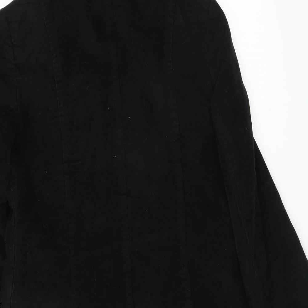 Womens UK Size 8 NEXT Black Parka Coat
