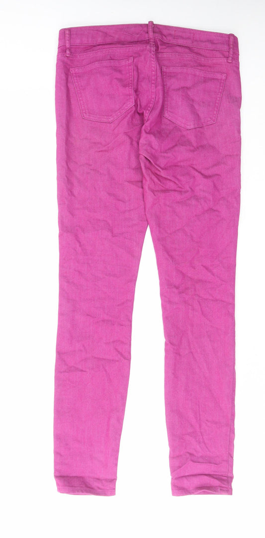 Gap Womens Pink Cotton Skinny Jeans Size 28 in L32 in Regular Zip