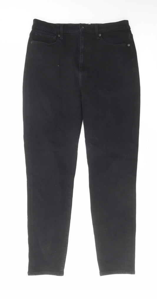 Womens UK Size 29 in Uniqlo Regular Fit Skinny Black Jeans