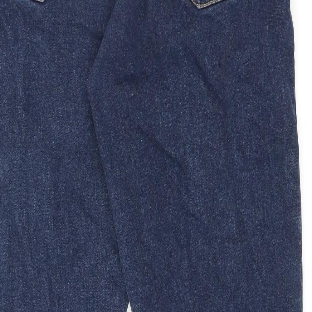 Denim & Co. Mens Blue Cotton Skinny Jeans Size 32 in L34 in Slim Button