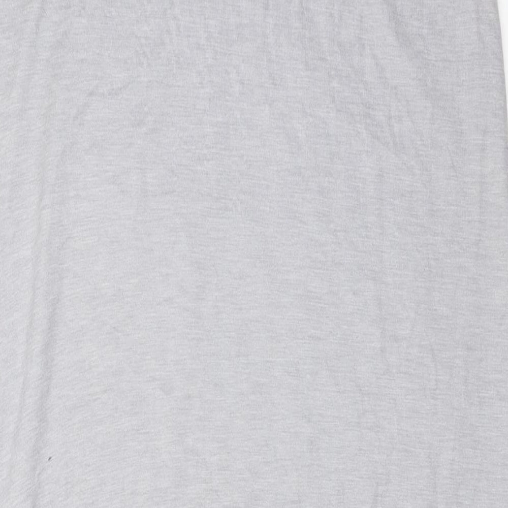 Missguided Womens Grey Polyester Straight & Pencil Skirt Size 18