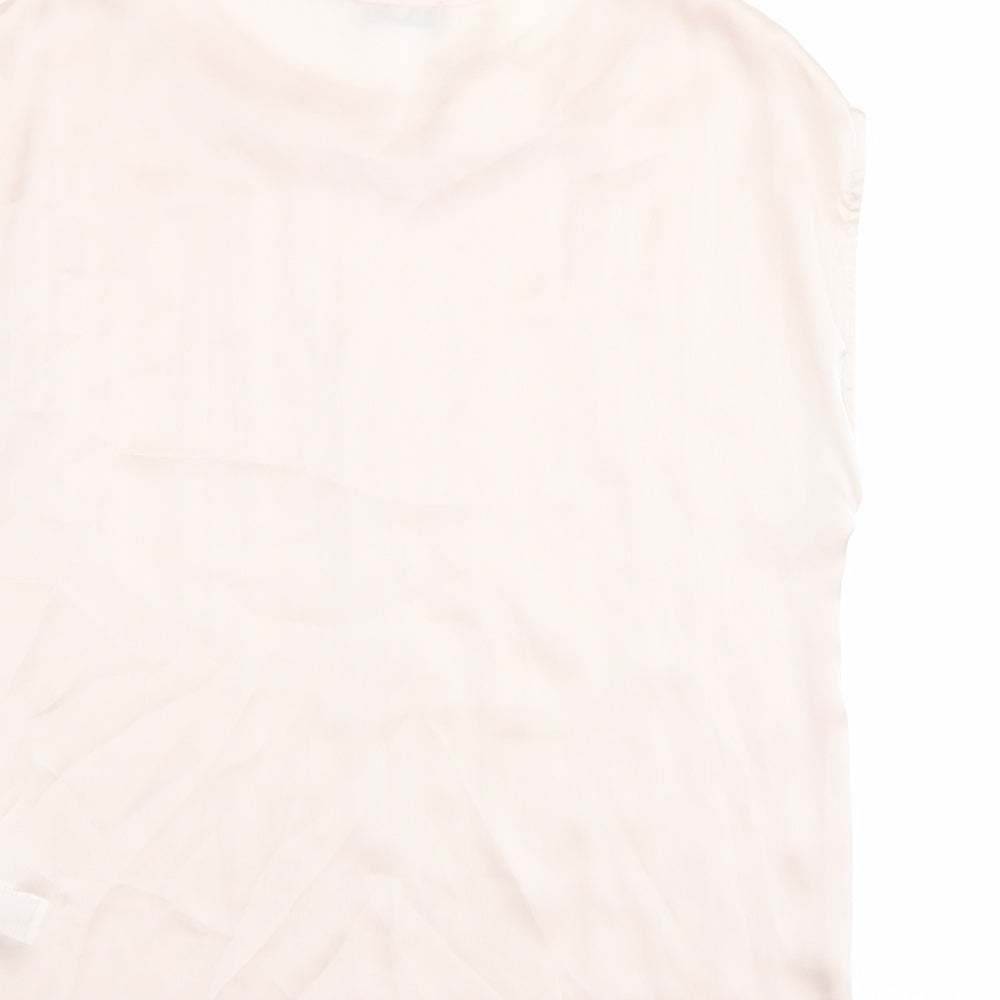 Womens UK Size 12 Per Una Pink Basic Blouse