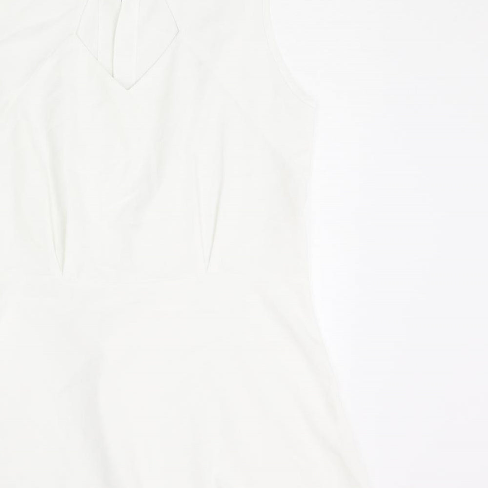 Womens UK Size 16 Dorothy Perkins White Basic Blouse