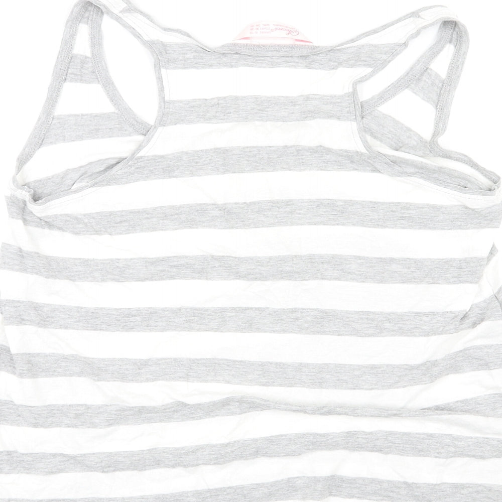Womens UK Size 8 Secret Possessions Multicoloured Basic Tank