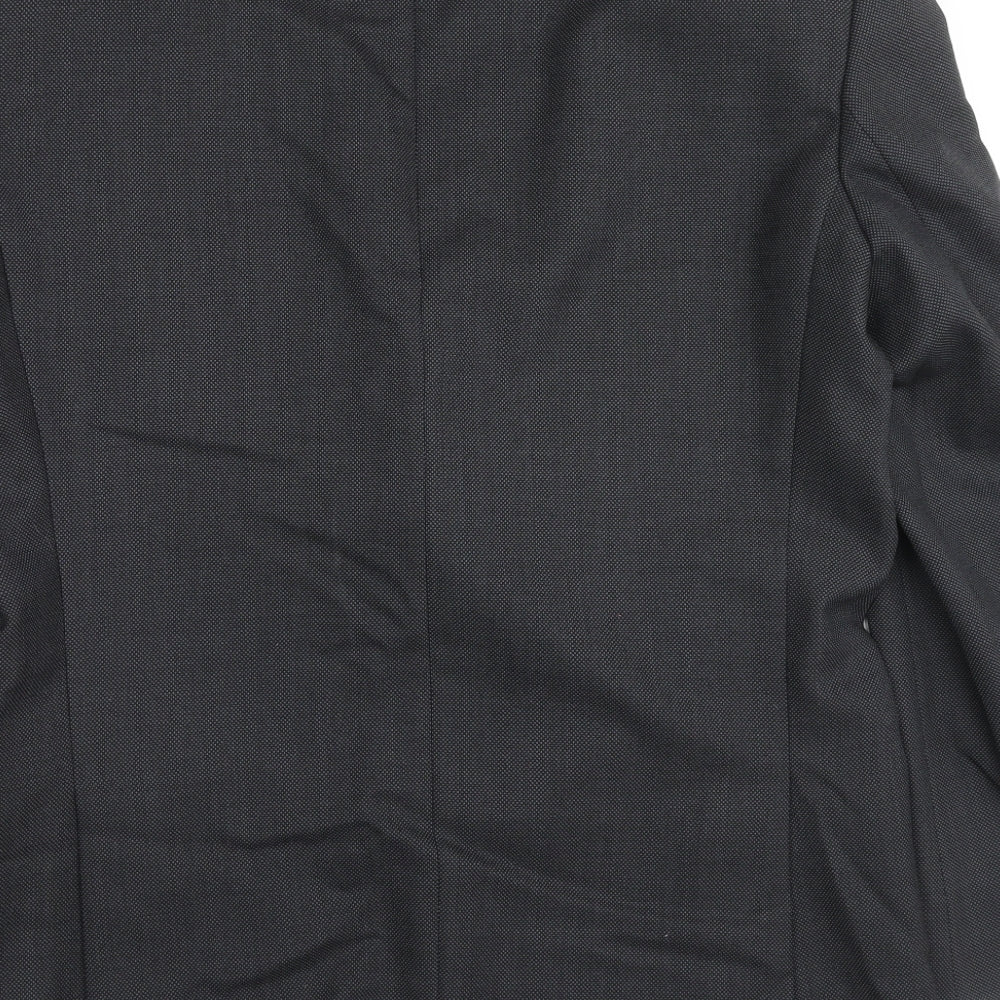 Mens UK Size 42 Nicholas Rowe Regular Black Suit Jacket