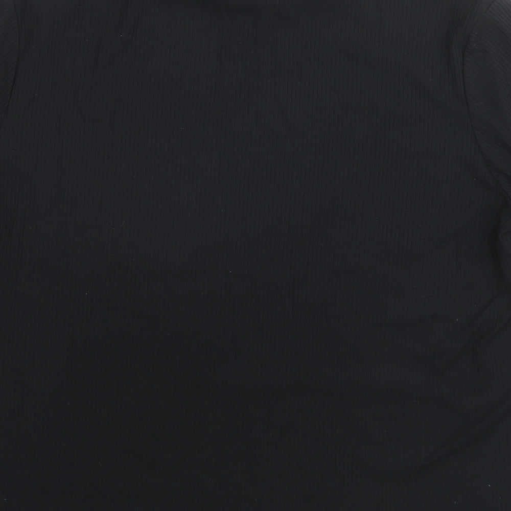 Womens UK Size XL H&M Black Tunic Blouse