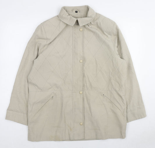 Womens UK Size 16 Finesse Beige Jacket