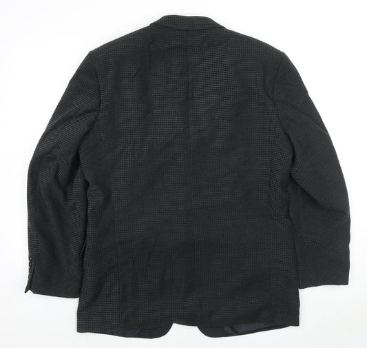 Mens UK Size 40 Douglas Regular Black Suit Jacket