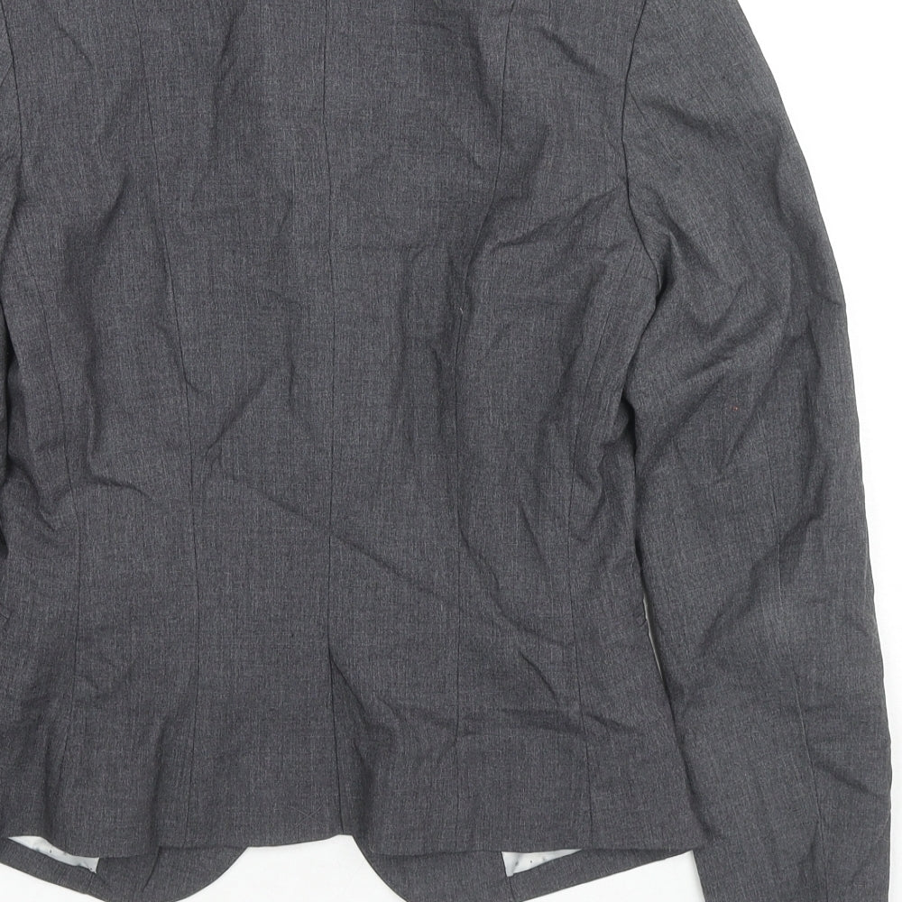 Womens UK Size 6 H&M Regular Grey Sport Coat